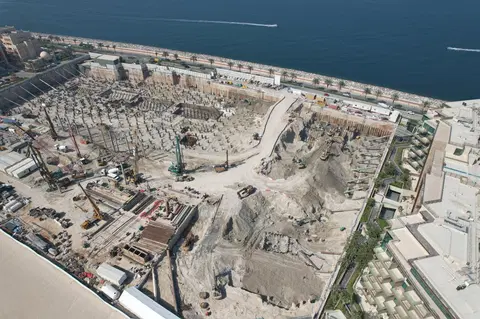 Ход строительства The Alba, The Palm Crescent — 10 марта 2026, готовность 7,05%, снимок 2 из 4