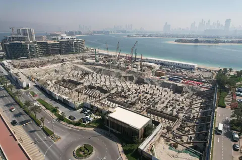Ход строительства The Alba, The Palm Crescent — 10 марта 2026, готовность 7,05%, снимок 1 из 4