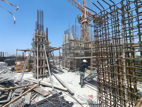 Ход строительства Symbolic Aura, Al Furjan — 7 апреля 2026, готовность 44,21%, снимок 10 из 12