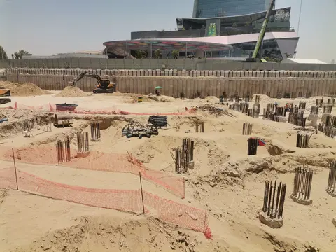 Mercer House, Uptown Dubai construction progress — 4 June 2025, 5.82% complete, photo 5 of 6