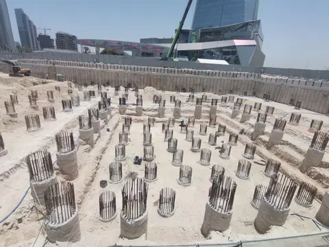 Mercer House, Uptown Dubai construction progress — 4 June 2025, 5.82% complete, photo 4 of 6