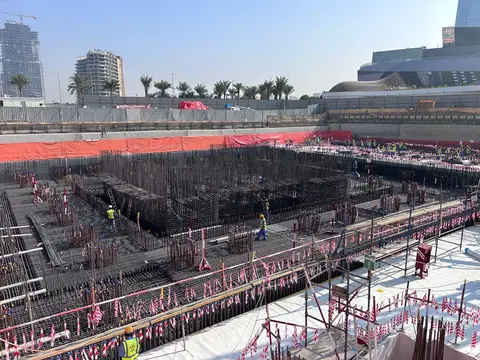 Mercer House, Uptown Dubai construction progress — 19 November 2025, 7.06% complete, photo 2 of 12