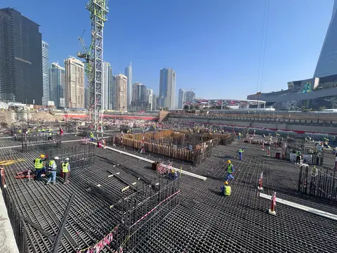 Mercer House, Uptown Dubai construction progress — 19 November 2025, 7.06% complete, photo 4 of 12