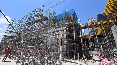 Mercer House, Uptown Dubai construction progress — 2 April 2026, 13.87% complete, photo 1 of 8