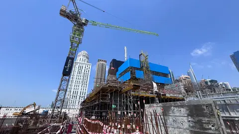 Mercer House, Uptown Dubai construction progress — 2 April 2026, 13.87% complete, photo 4 of 8