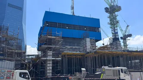 Mercer House, Uptown Dubai construction progress — 2 April 2026, 13.87% complete, photo 2 of 8
