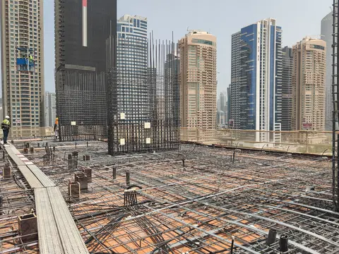 Mercer House, Uptown Dubai construction progress — 7 August 2026, 18.11% complete, photo 10 of 10