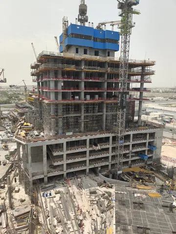 Mercer House, Uptown Dubai construction progress — 7 August 2026, 18.11% complete, photo 6 of 10