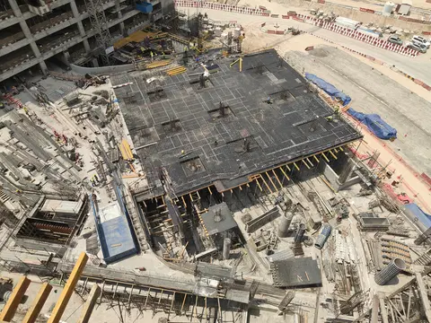 Mercer House, Uptown Dubai construction progress — 7 August 2026, 18.11% complete, photo 1 of 10