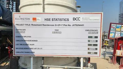 Ход строительства Rosemont Residences JVT, JVT District 2 — 23 сентября 2025, готовность 13.06%, снимок 7 из 10