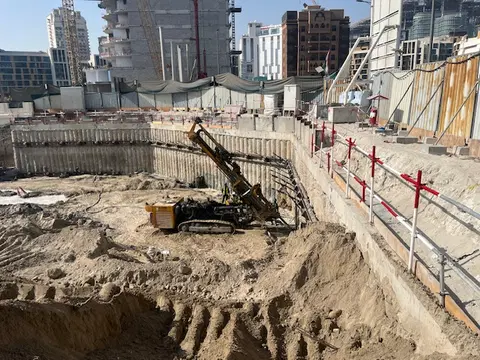 Art Bay East, Healthcare City Phase 2 construction progress — 2 May 2025, 3.58% complete, photo 3 of 3