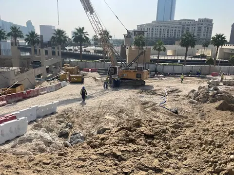Art Bay East, Healthcare City Phase 2 construction progress — 2 May 2025, 3.58% complete, photo 2 of 3