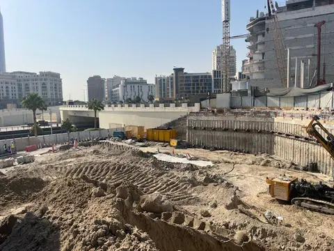 Art Bay East, Healthcare City Phase 2 construction progress — 2 May 2025, 3.58% complete, photo 1 of 3