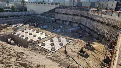 Art Bay East, Healthcare City Phase 2 construction progress — 27 November 2025, 7.03% complete, photo 4 of 5