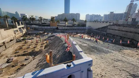Art Bay East, Healthcare City Phase 2 construction progress — 27 November 2025, 7.03% complete, photo 3 of 5