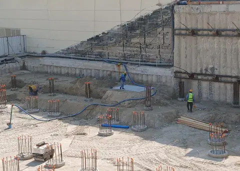 Art Bay East, Healthcare City Phase 2 construction progress — 27 November 2025, 7.03% complete, photo 2 of 5