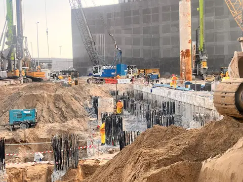 Damac City 2, Al Wasl construction progress — 9 April 2026, 5.68% complete, photo 2 of 3