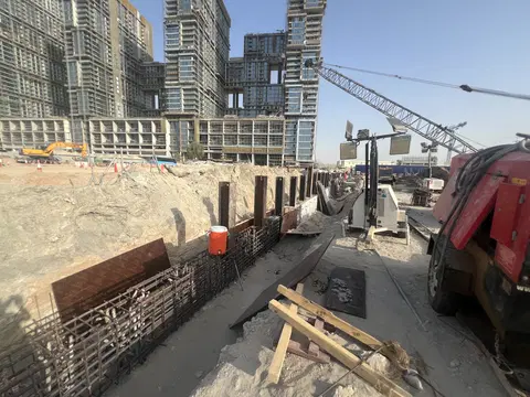 Amaal 8, Ras Al Khor Industrial Area 1 construction progress — 16 July 2026, 7.03% complete, photo 4 of 5