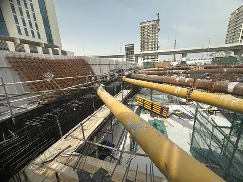 Primero Residences, Al Furjan construction progress — 23 April 2026, 14.71% complete, photo 2 of 5