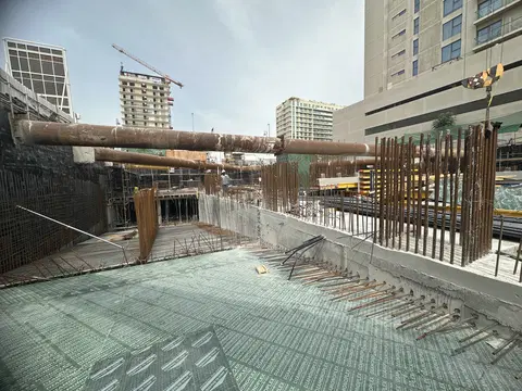 Primero Residences, Al Furjan construction progress — 23 April 2026, 14.71% complete, photo 1 of 5