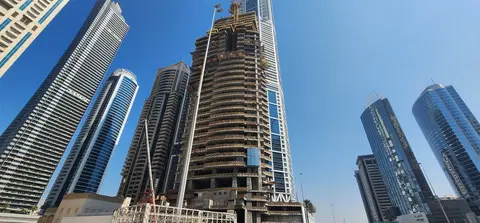 Six Senses Residences Dubai Marina, Dubai Marina construction progress — 25 September 2026, 26.66% complete, photo 10 of 10