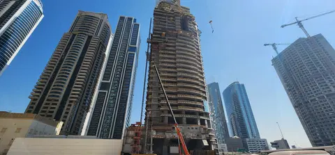Six Senses Residences Dubai Marina, Dubai Marina construction progress — 25 September 2026, 26.66% complete, photo 7 of 10