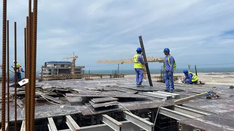 Ход строительства Edgewater Residences 2, Dubai Islands — 28 апреля 2026, готовность 37,55%, снимок 4 из 6