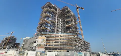 Ход строительства Edgewater Residences 2, Dubai Islands — 31 августа 2026, готовность 54,70%, снимок 7 из 11