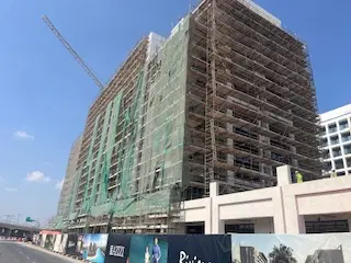 Ход строительства Azizi Riviera 69, Azizi Riviera — 28 января 2025, готовность 58.85%, снимок 3 из 6