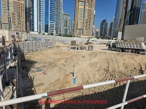 Ход строительства Diamondz by Danube, Jumeirah Lakes Towers — 11 декабря 2024, готовность 3.20%, снимок 1 из 3
