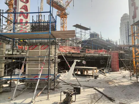 Ход строительства Diamondz by Danube, Jumeirah Lakes Towers — 20 июля 2026, готовность 16,32%, снимок 5 из 8