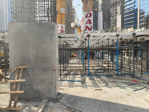 Ход строительства Diamondz by Danube, Jumeirah Lakes Towers — 20 июля 2026, готовность 16,32%, снимок 4 из 8