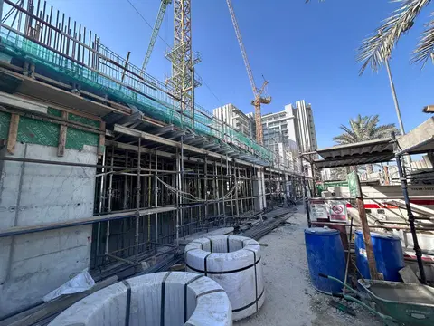 Ход строительства Azizi Jewel, Al Furjan — 9 декабря 2025, готовность 16.32%, снимок 3 из 5