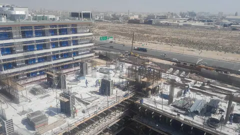 Ход строительства Azizi Jewel, Al Furjan — 13 апреля 2026, готовность 26,58%, снимок 2 из 4