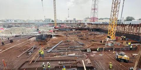 Ход строительства Riwa, Madinat Jumeirah Living — 30 апреля 2026, готовность 6.49%, снимок 6 из 7