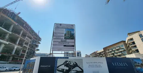 Ход строительства Vitalia By Pinnacle, The Palm Crescent — 14 октября 2025, готовность 2.42%, снимок 1 из 5