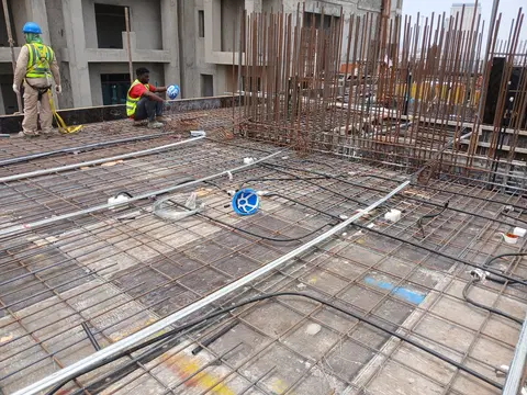 Ход строительства Creek Views, Healthcare City Phase 2 — 21 апреля 2026, готовность 21.66%, снимок 10 из 11