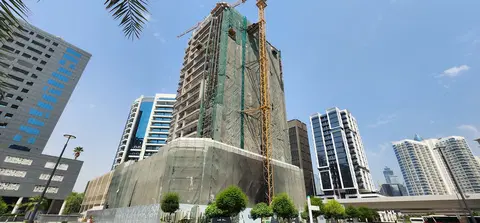 Ход строительства Urban Life Residences, Business Bay — 9 июля 2026, готовность 60,80%, снимок 9 из 10