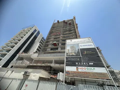 Ход строительства Minati Homes 1, Al Furjan — 6 июля 2026, готовность 51.23%, снимок 4 из 8