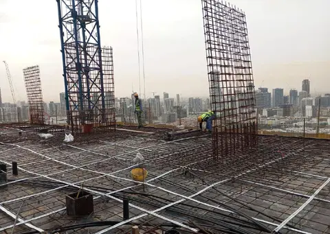 The Fifth Tower, Jumeirah Village Circle construction progress — 17 April 2026, 45.27% complete, photo 3 of 14
