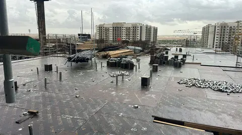 Haya On The Park, Town Square construction progress — 25 March 2026, 23.17% complete, photo 6 of 10