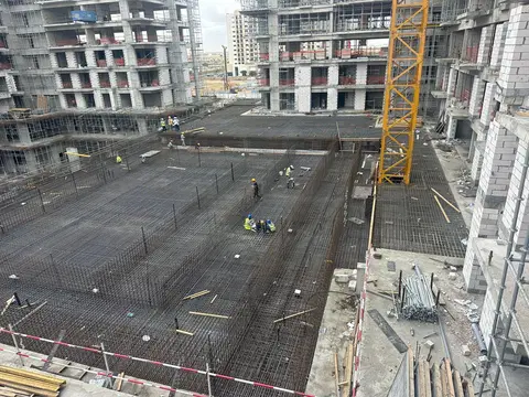 Haya On The Park, Town Square construction progress — 25 March 2026, 23.17% complete, photo 3 of 10