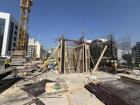 Alba Tower, Jumeirah Garden City construction progress — 24 February 2026, 18.26% complete, photo 4 of 5