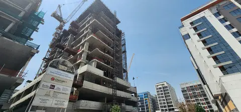 Alba Tower, Jumeirah Garden City construction progress — 27 July 2026, 30.92% complete, photo 3 of 8
