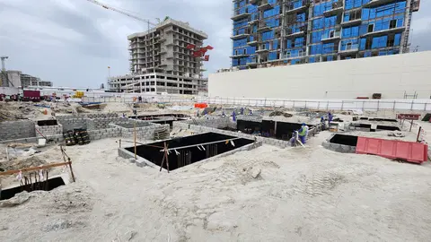 Sea Coral By Next Realty, Dubai Islands construction progress — 28 April 2026, 5.50% complete, photo 3 of 4