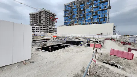Sea Coral By Next Realty, Dubai Islands construction progress — 28 April 2026, 5.50% complete, photo 2 of 4