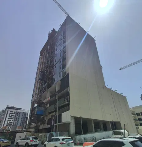 Palatium Residences, JVC District 14 construction progress — 19 June 2026, 65.66% complete, photo 19 of 19