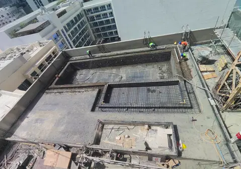 Palatium Residences, JVC District 14 construction progress — 19 June 2026, 65.66% complete, photo 13 of 19