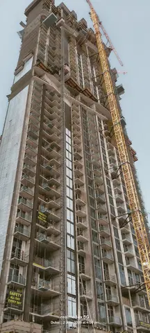 Ход строительства 310 Riverside Crescent, Sobha Hartland 2 — 10 июня 2026, готовность 44,51%, снимок 8 из 9