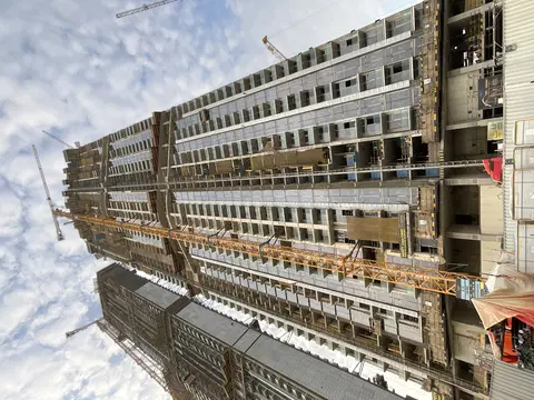 310 Riverside Crescent, Sobha Hartland 2 construction progress — 9 September 2026, 50.23% complete, photo 12 of 14